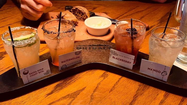 Outbaclk's boomarita flight on table