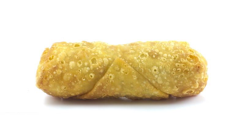 Close-up of egg roll