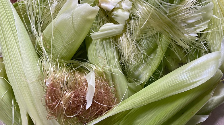 corn husks for composting