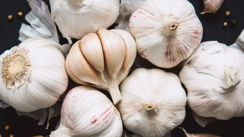 bulbs of garlic