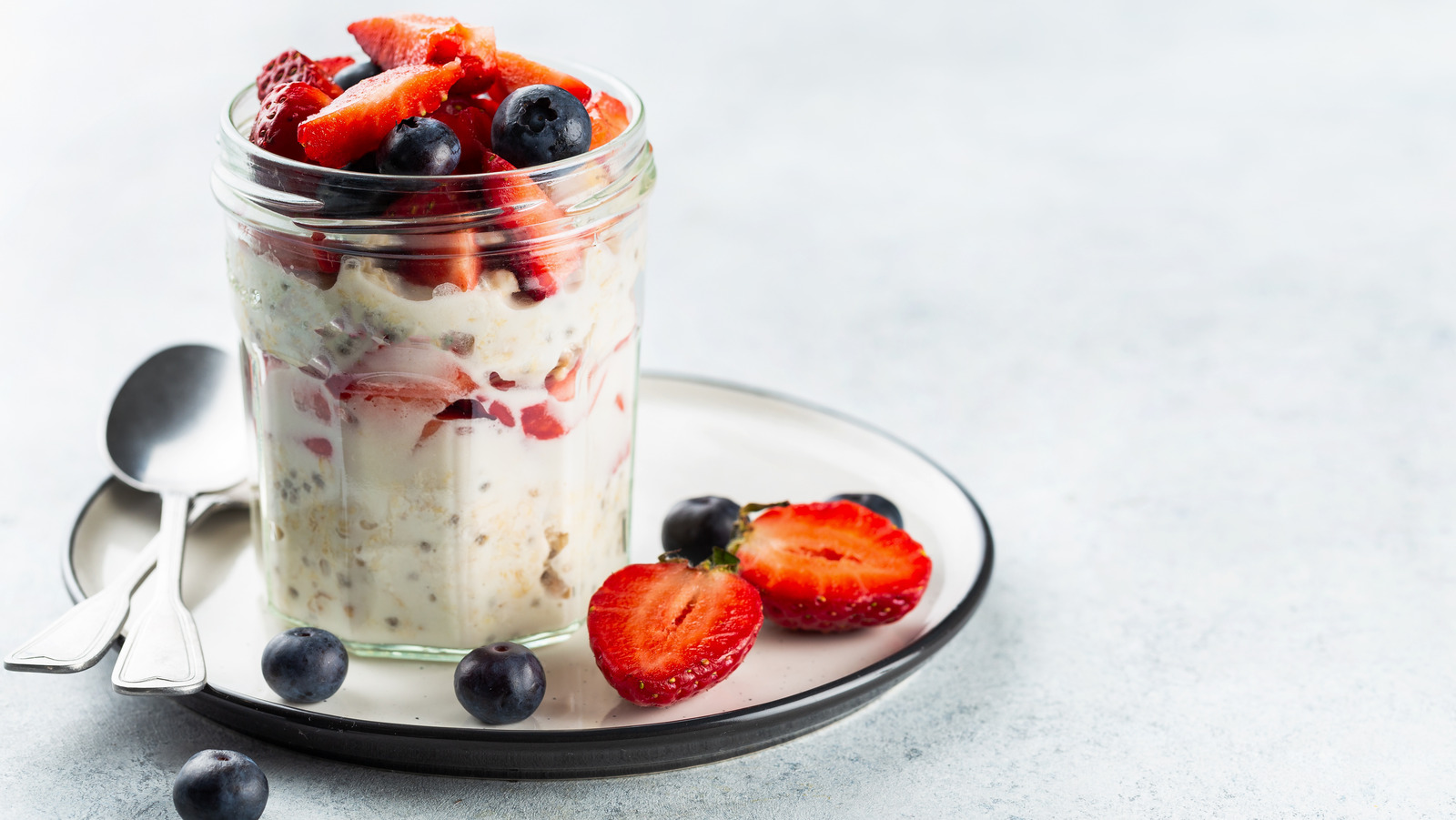 Why You Should Really Avoid Adding Berries To Overnight Oats