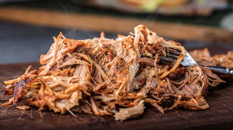 pile of pulled pork