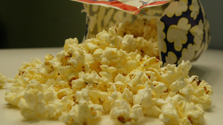 Close up of popcorn