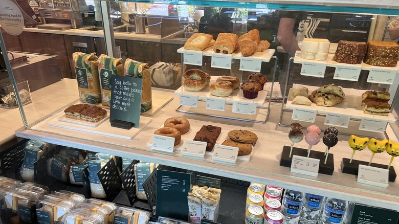 Starbucks food selection