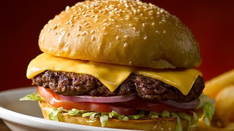 Texas Roadhouse All-American cheeseburger