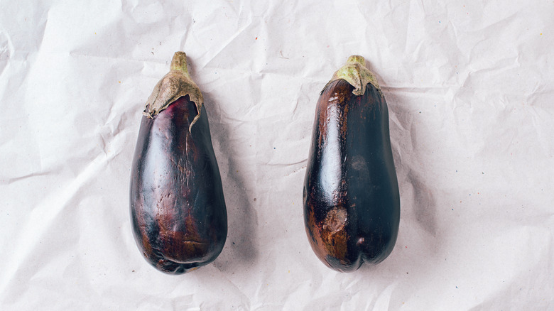 Spoiling eggplants