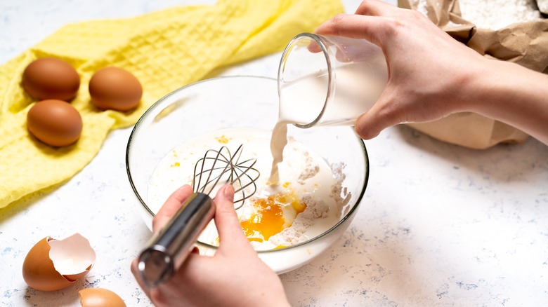 hands cooking