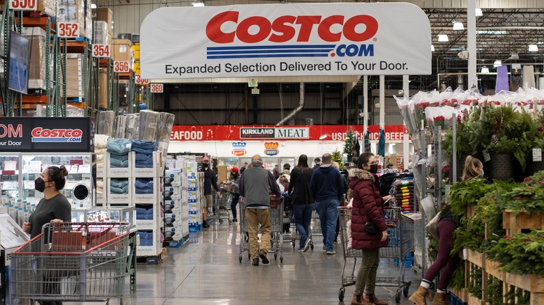 Christmas items for sale at Costco