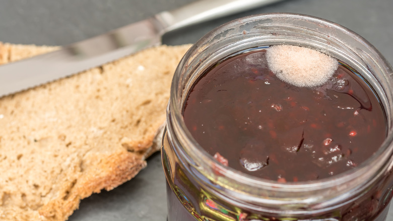 mold in jar of jam