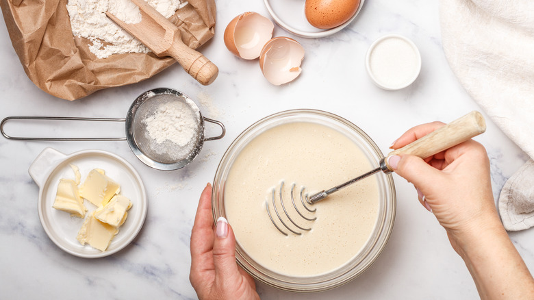 cake batter ingredients