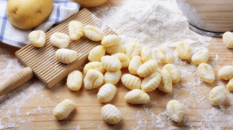 gnocchi with flour