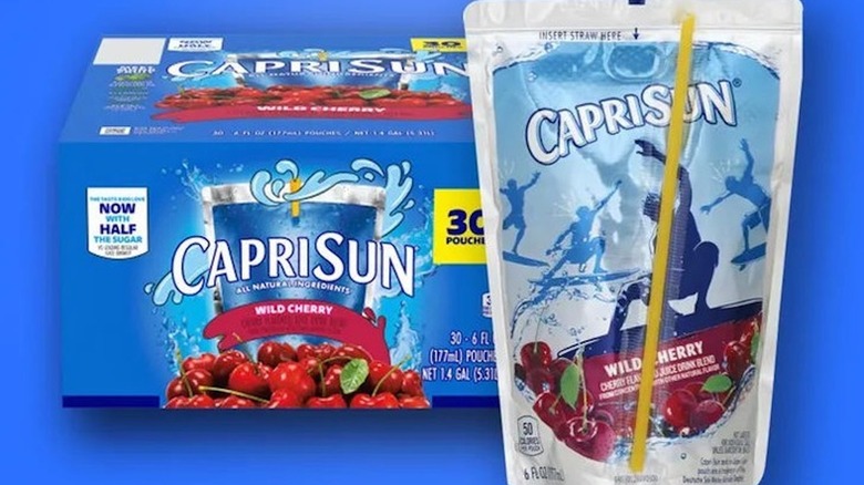 Recalled Capri Sun Wild Cherry beverage