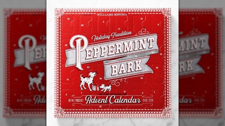 2022 Williams Sonoma Peppermint Bark Advent Calendar