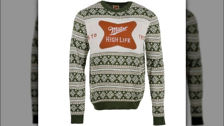 Miller High Life holiday sweater