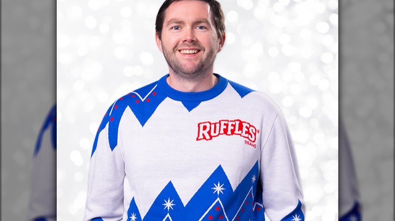 Ruffles holiday sweater