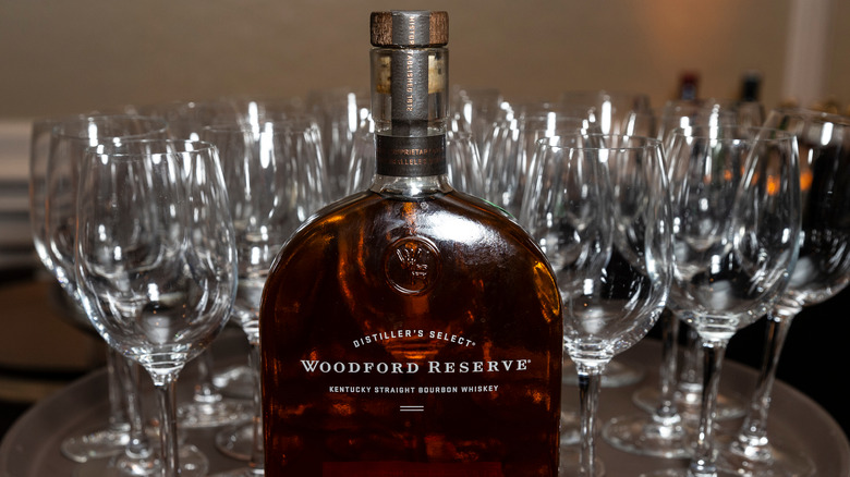 Woodford Reserve bourbon bottle