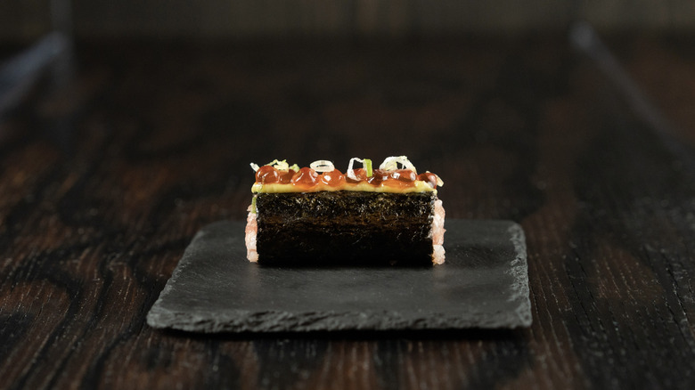 Blue fin tuna course at Sushi by Scratch
