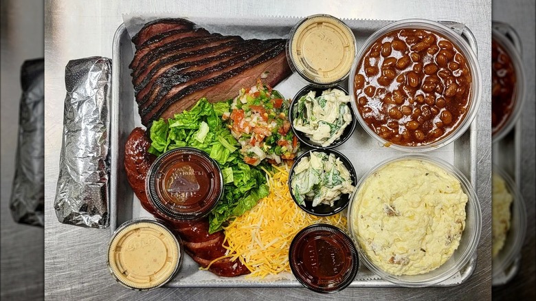 CorkScrew BBQ brisket tray