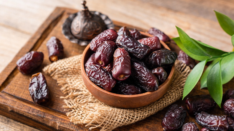 Dates in a bowl