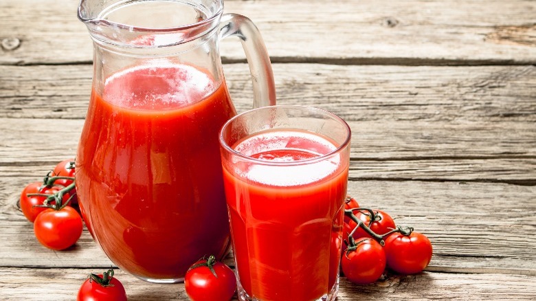 Leftover drained tomato juices