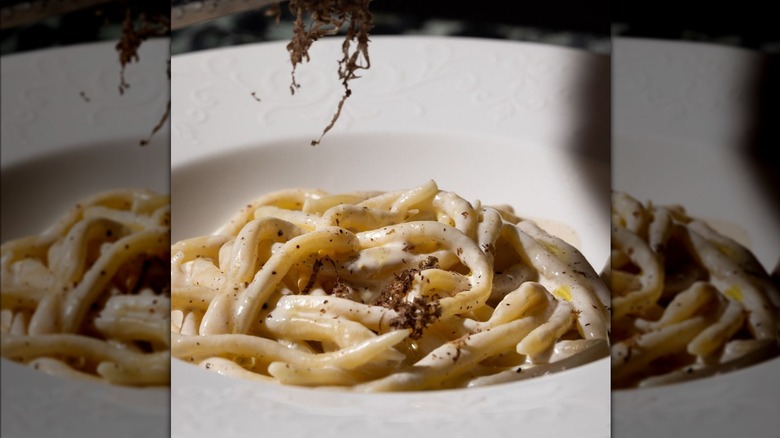 Pasta with truffles