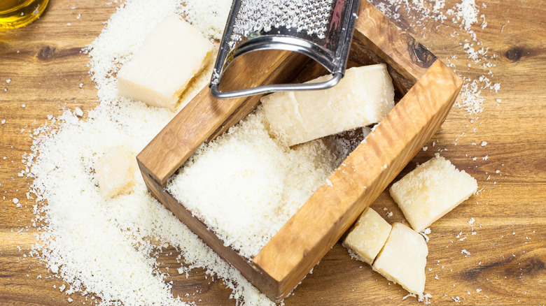 Grated parmesan cheese