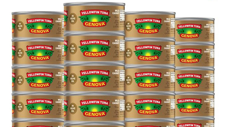 Yellowfin tuna in cans 