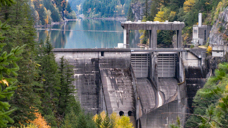 Gorge Dam on Skagit River