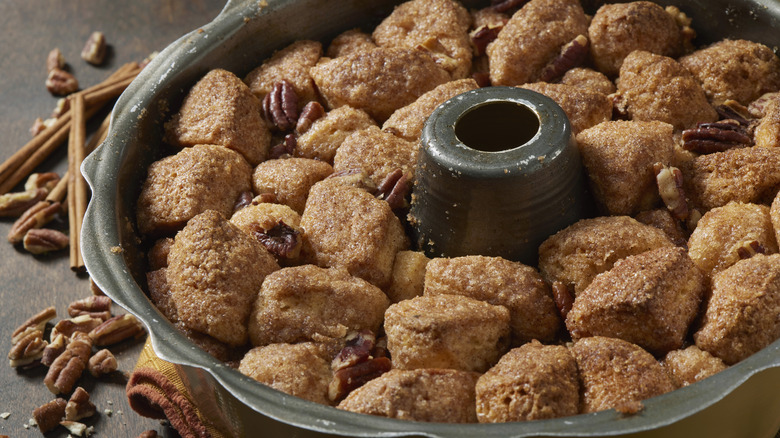 Monkey bread in bundt pan 