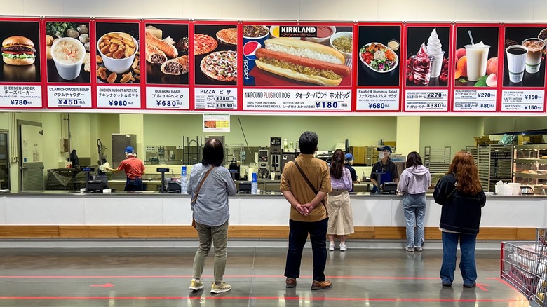 Costco Japan food court menu