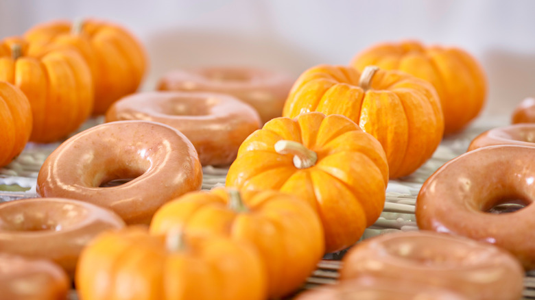 Krispy Kreme pumpkin spice donuts