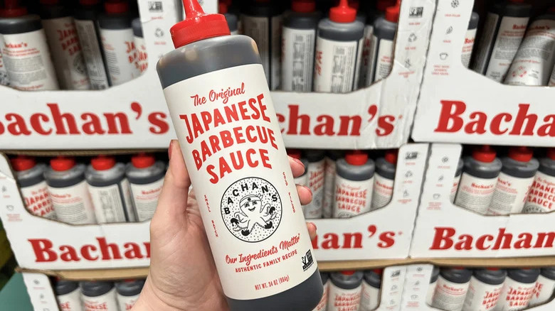 bottle of Bachan's Japanese barbecue sauce at Costco