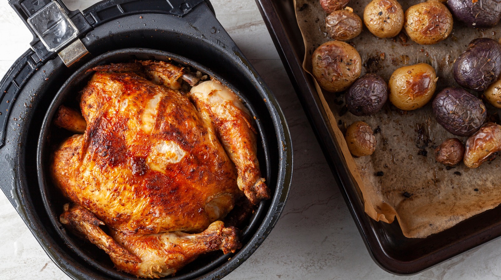 You Should Be Cooking Whole Chickens In Your Air Fryer. Here's Why