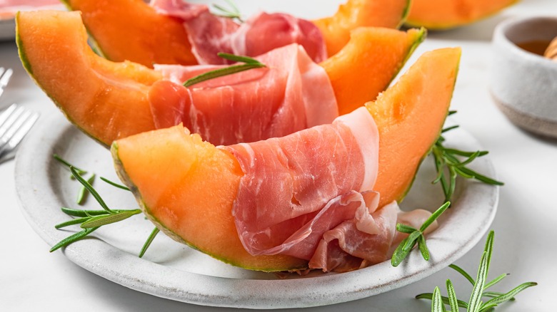 Prosciutto with melon