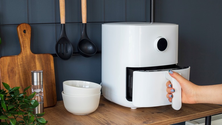 air fryer on counter