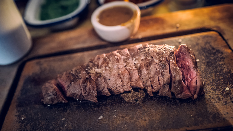 grilled flatiron steak