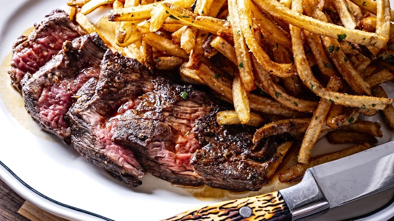 steak frites with bavette