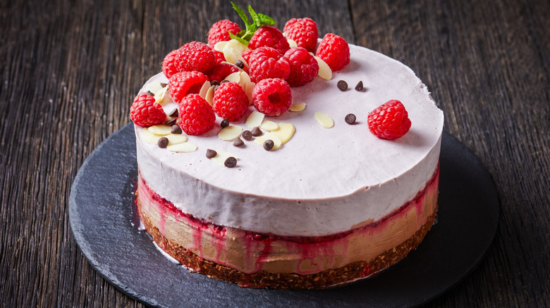 raspberry ice cream cake