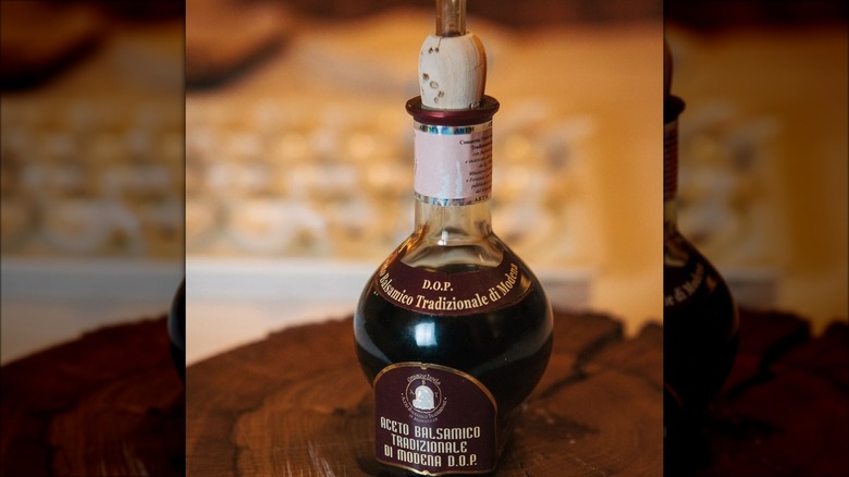 bottle of traditional balsamic vinegar