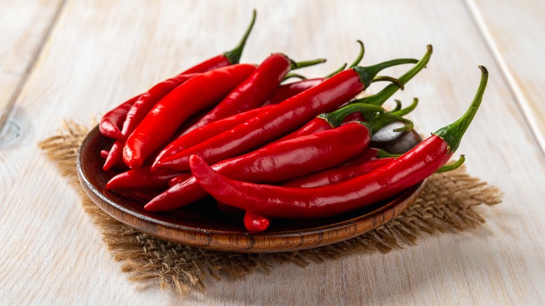 red chile peppers 