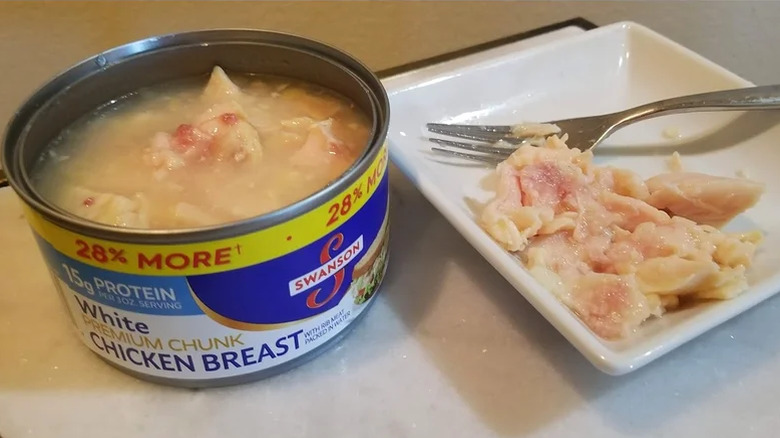 canned swanson chicken meat