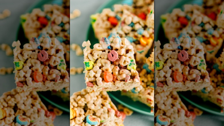 cereal bars made with lucky charms