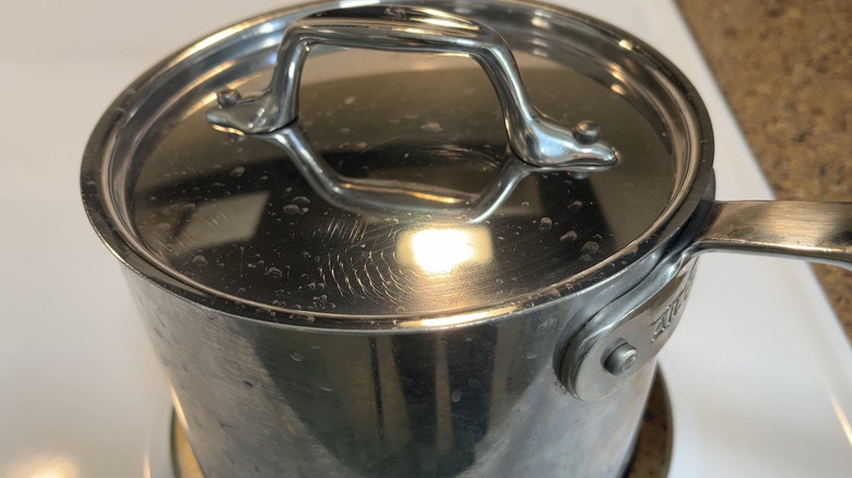 saucepan with lid