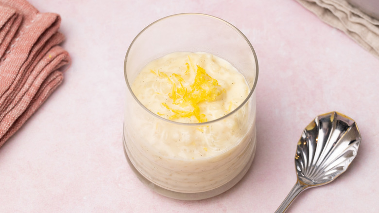 zesty lemon cardamom rice pudding