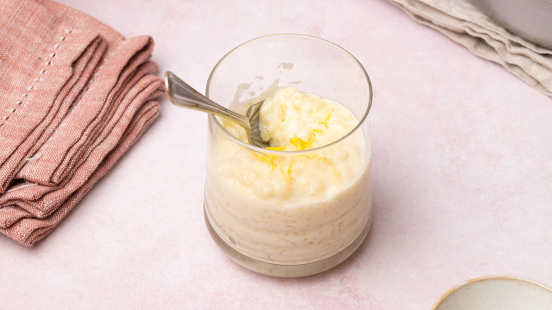 zesty lemon cardamom rice pudding