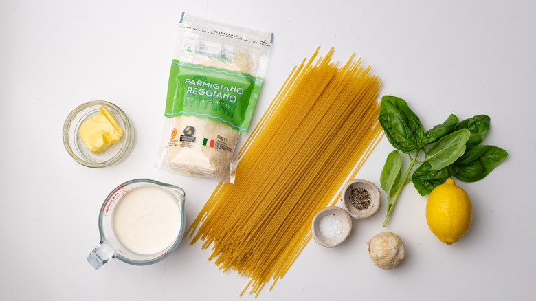 pasta al limone ingredients