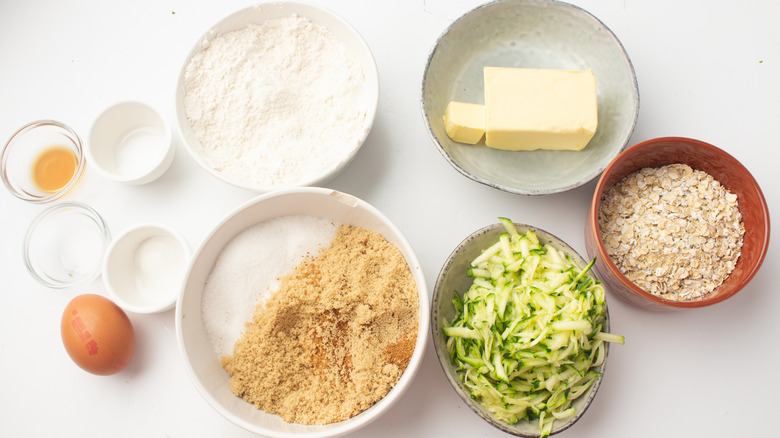 zucchini oatmeal cookie ingredients